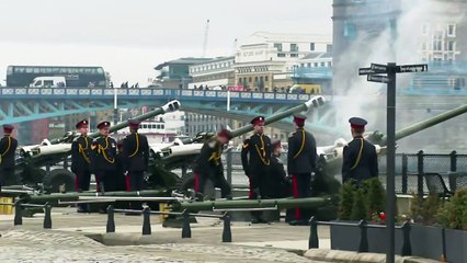 Gun salutes fired by Tower of London to mark King’s birthday