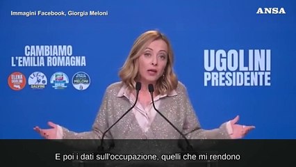 Lapsus di Meloni: "Fiera del tasso di disoccupazione donne piu' alto di sempre"