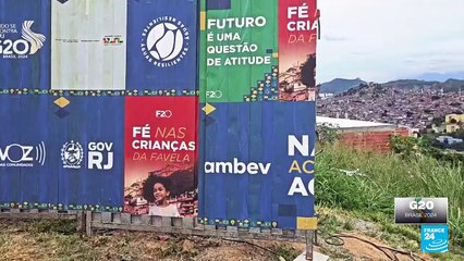 Sin intermediarios, así se presentan las favelas de Brasil en el G20