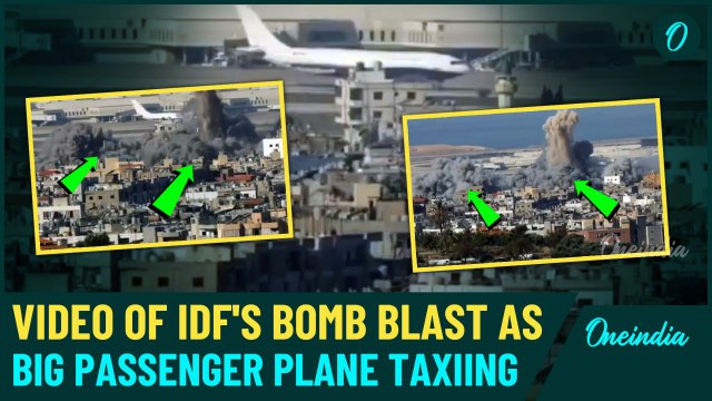 Shocking Footage: IDF Airstrike Beirut Airport While Passenger Plane Taxiing - Escalation in Lebanon