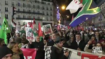 Paris'te İsrail-Filistin gerilimi