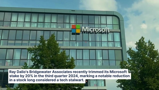 Ray Dalio's Bridgewater Cuts Stake In Microsoft Stock By 20% – Is Big Tech Losing Its Shine?