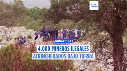 La Policía sudafricana corta el suministro a 4.000 mineros ilegales