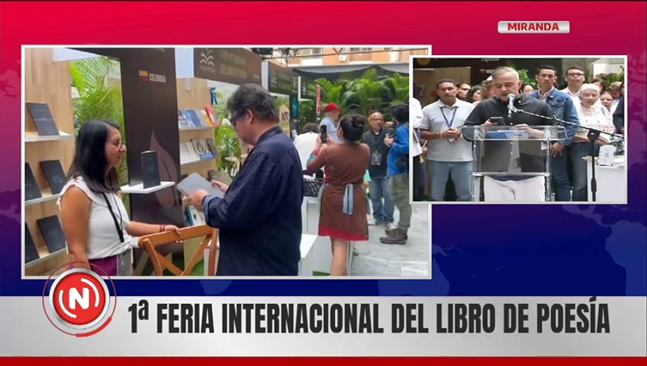 Miranda | Inaugurada 1.ª Edición de la Feria Internacional del Libro de Poesía 2024