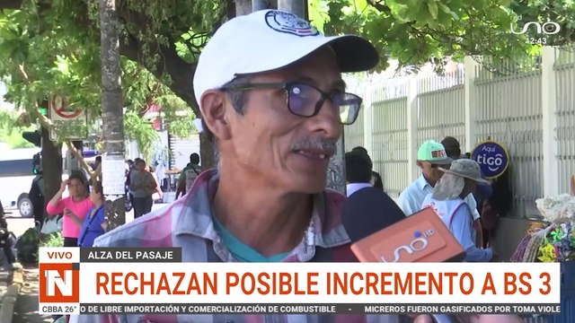 La situación no está para pagar Bs 3 usuarios rechazan posible incremente del pasaje