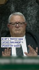 Watch moment New Zealand MP’s 'protest haka' disrupts parliament session