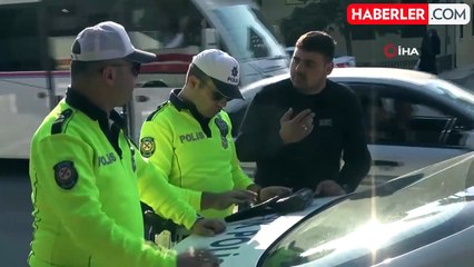 Sürücü 'Kornam çalışmıyor' dedi, polis gerçeği ortaya çıkardı