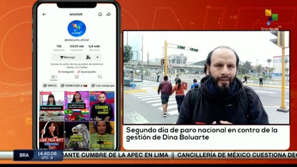 Conexión Digital Meridiana 14-11: Segundo día de paro nacional contra Dina Boluarte