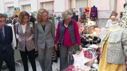 Laura Ponte explica por qué no ha coincidido con la infanta Elena en el Rastrillo Nuevo Futuro