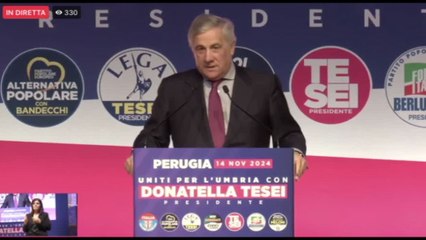 Umbria, Tajani: difendere il voto durante spoglio, li conosciamo bene