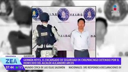 La Fiscalía de Guerrero acusa a Germán Reyes del homicidio del exalcalde Alejandro Arcos