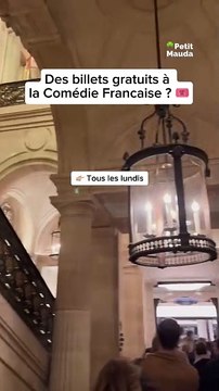 Bonne nouvelle pour les moins de 28 ans ! 🎭✨ Tous les lundis, jusqu’à 85 places sont offertes à prix mini à la Salle Richelieu, une heure avant la représentation. Pas de réservation, juste un justificatif et ça y est ! Une occasion en or de découvrir