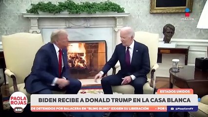 ¡Joe Biden recibe a Donald Trump en la Casa Blanca!