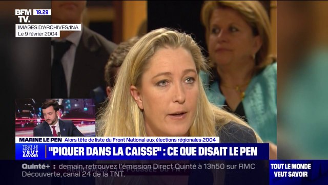 “Tout le monde a piqué de l'argent dans la caisse”: quand Marine Le Pen dénonçait l’omniprésence des “affaires” en 2004