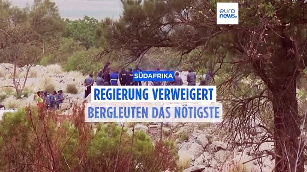 Sürafrika: Regierung verweigert illegalen Bergleuten das Nötigste