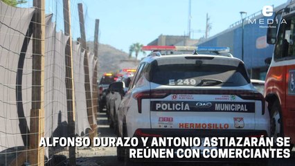 Gobernador de Sonora y alcalde de Hermosillo escuchan peticiones de vendedores ambulantes