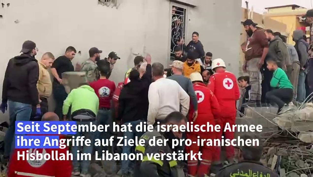 Tote bei israelischen Angriffen im Libanon und in Syrien