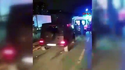 İstanbul-Başakşehir'de otomobilin çarptığı skuterın sürücüsü ağır yaralandı
