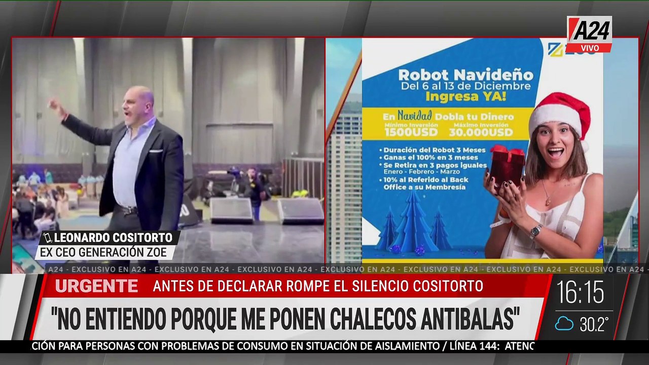 🚨EXCLUSIVO A24: ANTES DEL JUICIO ROMPE EL SILENCIO LEONARDO COSITORTO