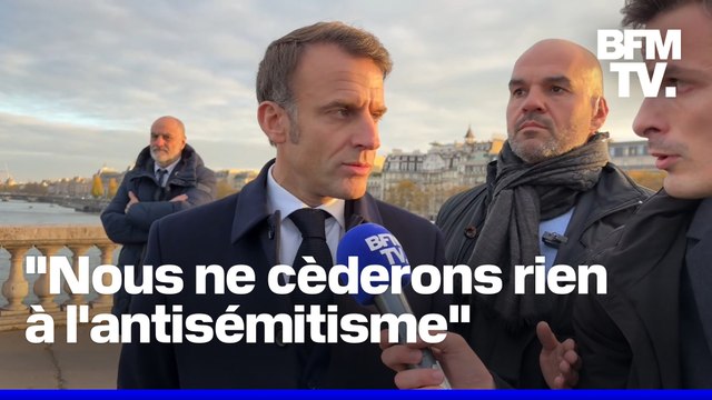 Match France-Israël, Académie française… Emmanuel Macron répond en exclusivité à BFMTV