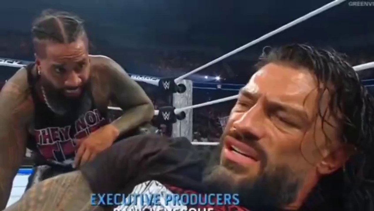 WWE Smackdown Highlights  Solo sikoa bloodline Vs Roman Reigns OTC jimmy  Jacab fatty