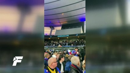 Fransa - İsrail maçında olay! Tribünler karıştı...