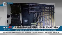 Aseguran arsenal en Buenavista, Michoacán tras enfrentamiento con grupo armado