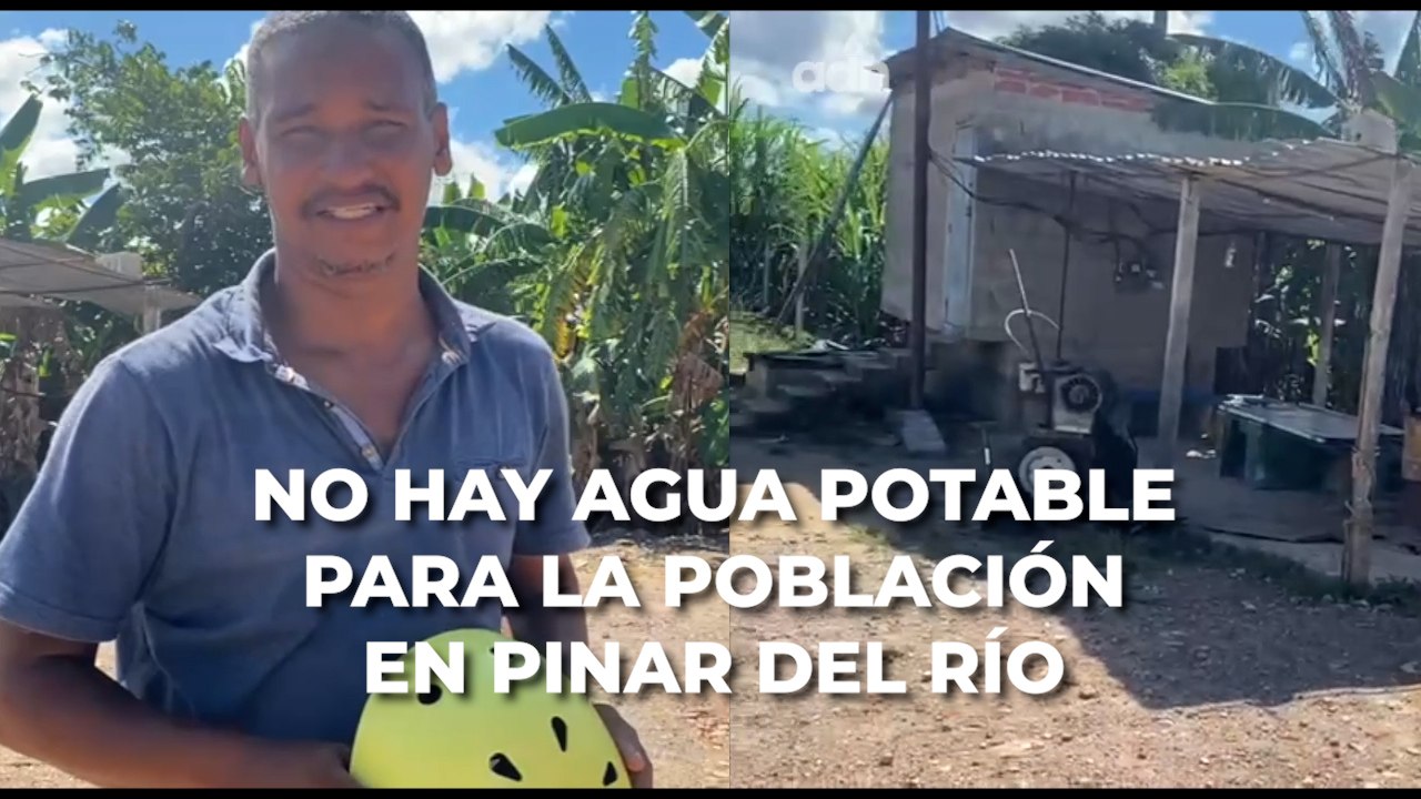 No hay agua potable para la población en Pinar del Río