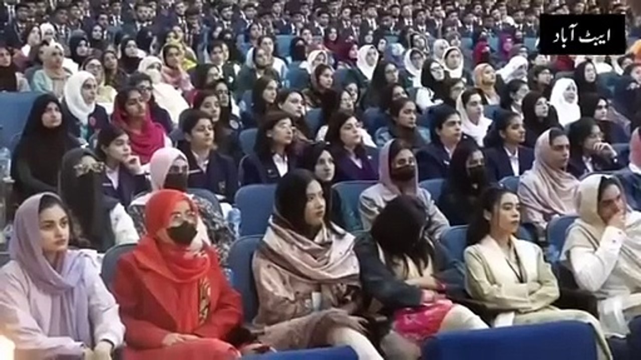 DG ISPR INTERACTION WITH STUDENTS OF ABOTTABAD