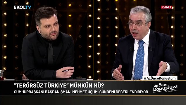 Mehmet Uçum: bir şehit yakını 'Türkiye'de terör bitsin, terör örgütü tamamen tasviye edilsin, bırakın Öcalan'ın serbest bırakılmasını, evimde adama kahvaltı vermezsem adam değilim' dedi.