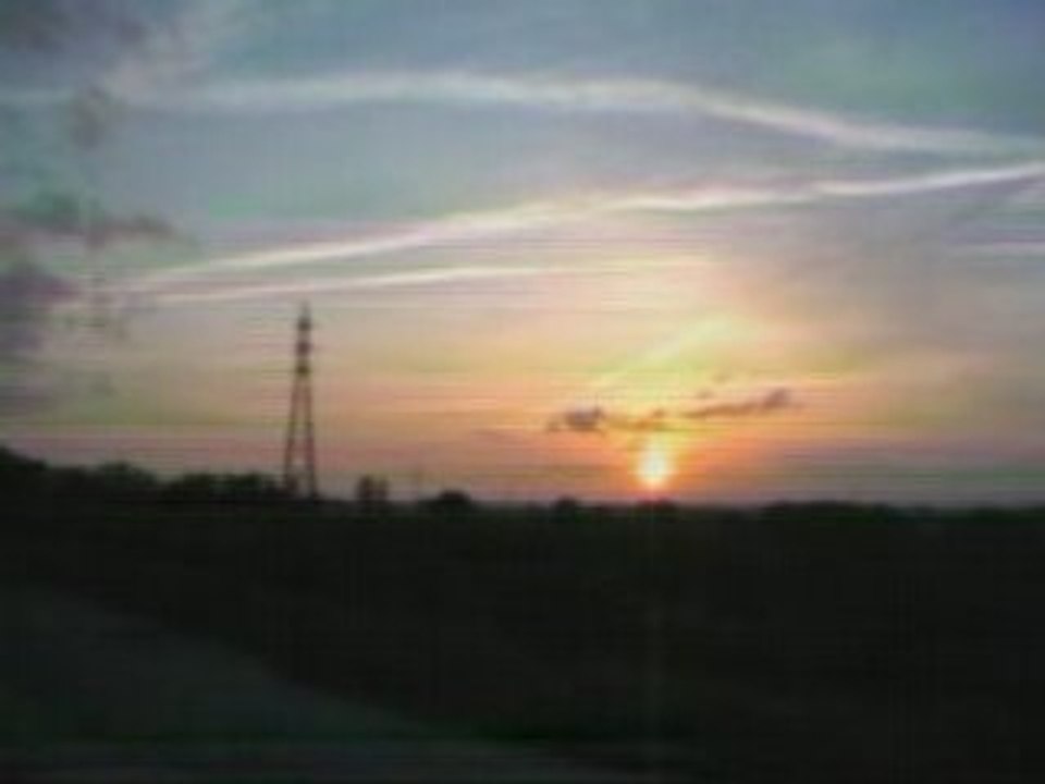 Coucher de soleil à Rennes