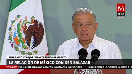 Entre altos y bajos; la complicada relación de México con Ken Salazar
