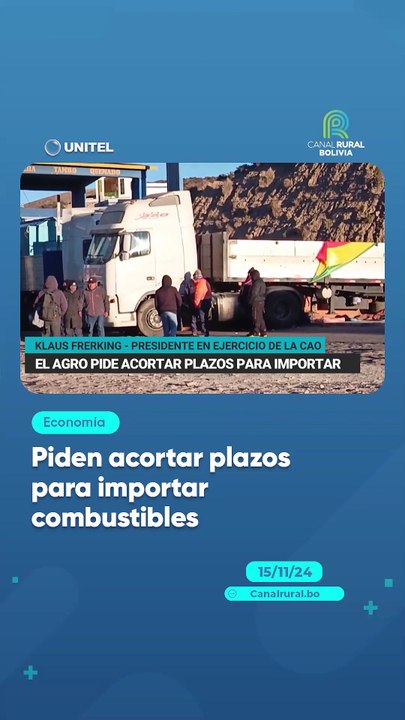 Piden acortar plazos para importar combustibles