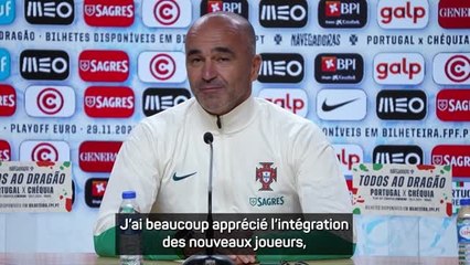 Portugal - Roberto Martinez parie sur les jeunes