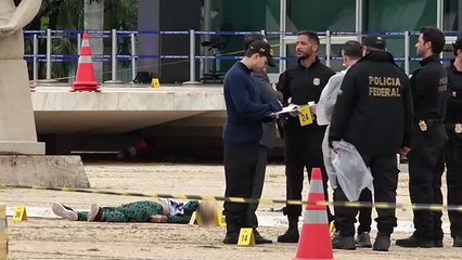 Policía brasileña desactiva más explosivos en el cuerpo del agresor que atentó frente al Supremo