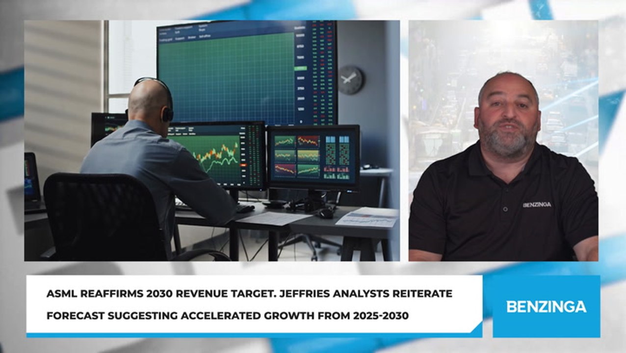 ASML Reaffirms 2030 Revenue Target. Jeffries Analysts Reiterate Forecast Suggesting Accelerated Growth From 2025-2030