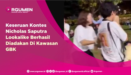 Keseruan Kontes Nicholas Saputra Lookalike Berhasil Diadakan Di Kawasan GBK