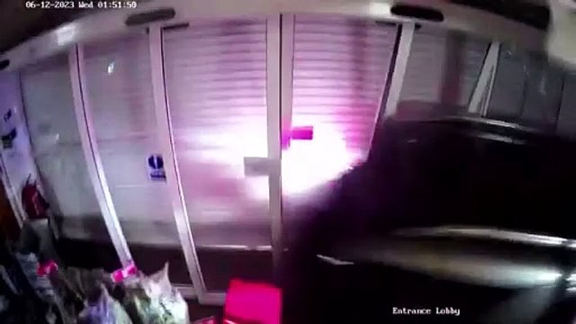 Bungling burglars ram 4x4 into Tesco causing £200k of damage