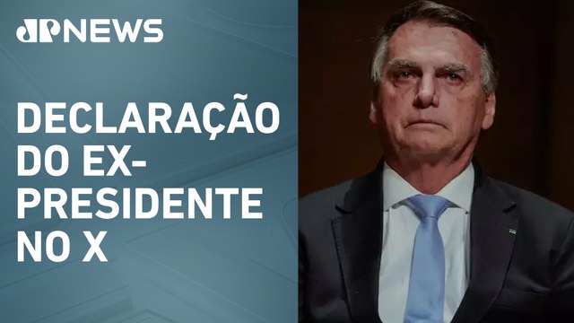 Bolsonaro repudia explosões na Praça dos Três Poderes
