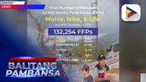 DSWD: Higit 132k family food packs, naipamahagi sa mga pamilyang naapektuhan ng mga Bagyong Marce, Nika at Ofel