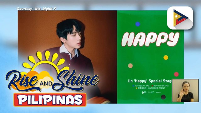 TALK BIZ | Jin ng BTS, magso-solo debut sa isang American late-night talk show