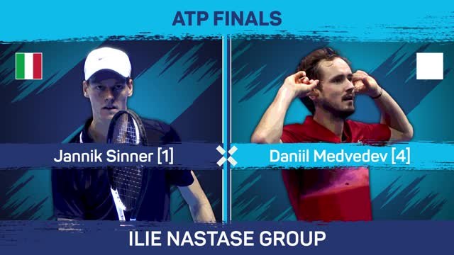 Sinner breezes past Medvedev to top Ilie Nastase Group