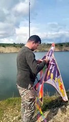 Mancing di ganti pakai layangan