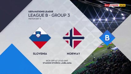 Le replay de Slovénie - Norvège - Foot - Ligue des Nations
