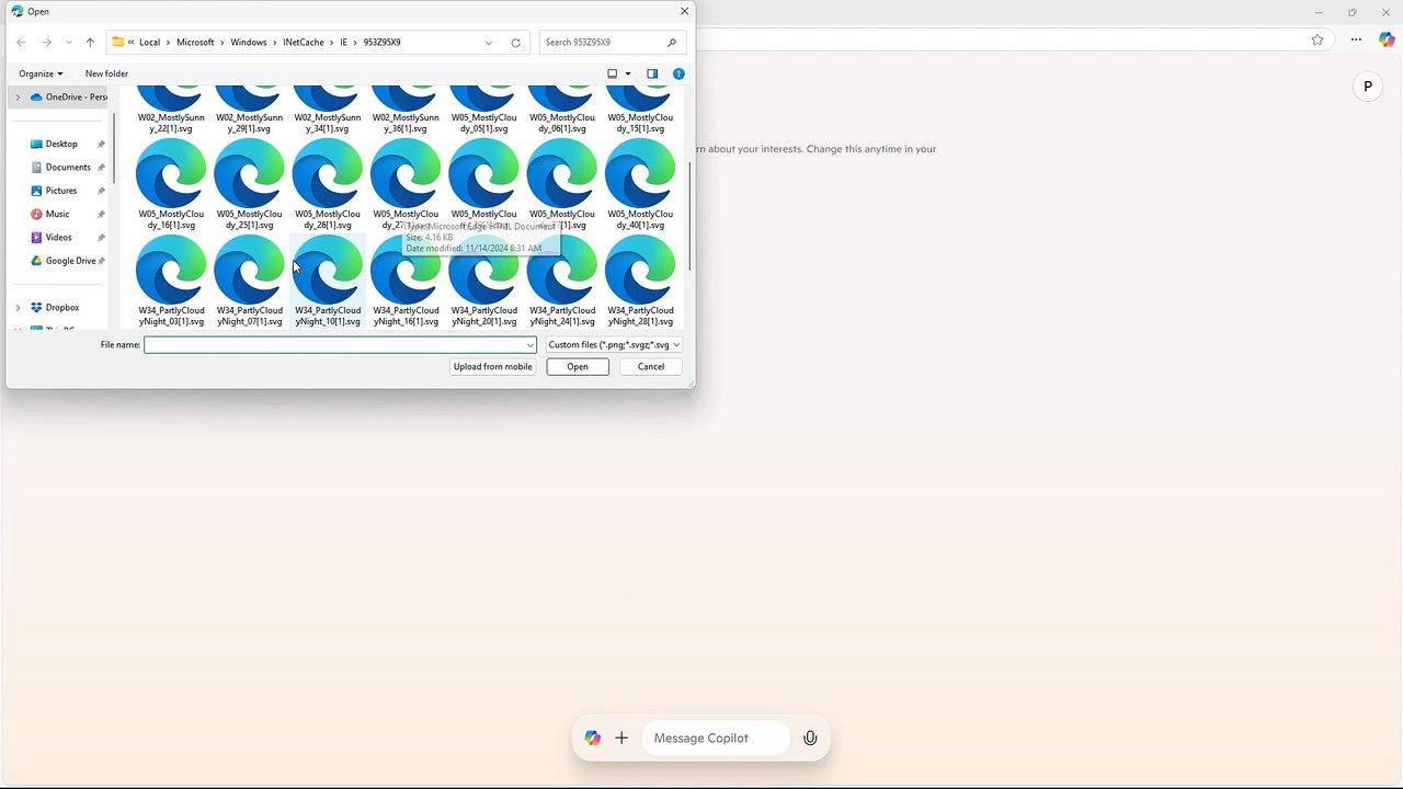 Microsoft Copilot Course Section 50 Uploading Images directly using Image Link