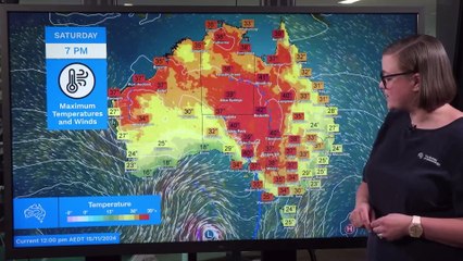 Heat, fire danger, and storms for south-east Australia