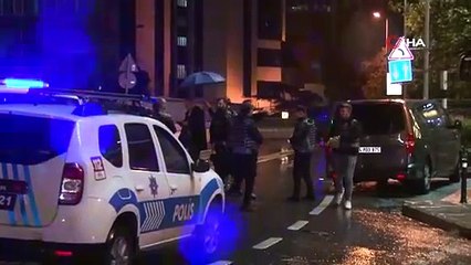İsrail Konsolosluğu önünde hareketli dakikalar: Pompalı tüfekle havaya ateş ederek eylem yaptı