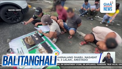 P4.76-M halaga ng hinihinalang shabu, nasabat sa buy-bust operation; 3 lalaki, arestado | Balitanghali