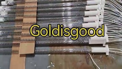 650mm 220v 1000w Clear Carbon Fiber Heating Lamp For Poultry Farming from Goldisgood
