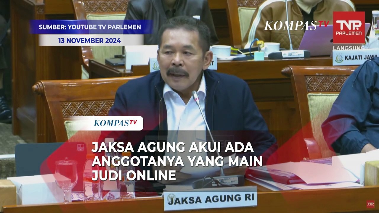 Jaksa Agung ST Burhanuddin Akui Ada Anggotanya yang Main Judi Online: Hanya Iseng| SERIAL JUDOL